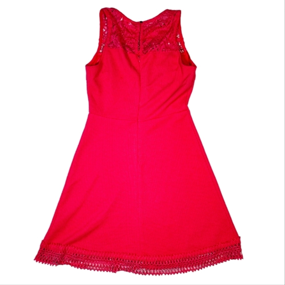 Pink Lily Lace Midi Dress Pink Size Small - Picture 2 of 4